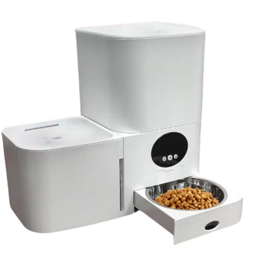 Distributore Automatico di Cibo e Acqua Wi-Fi - 2.5 Kg Cibo 1.5 L Acqua