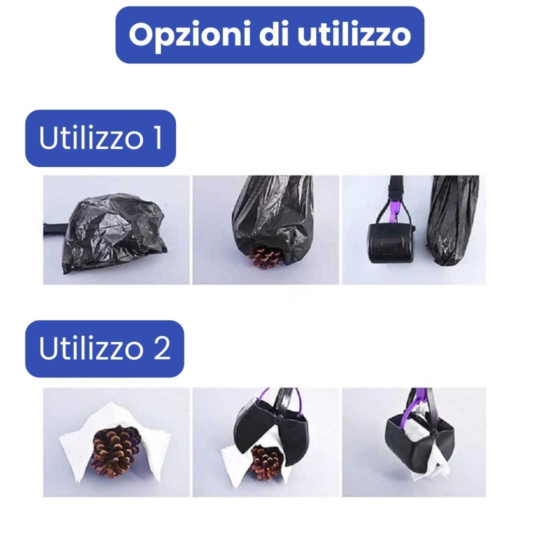 Paletta Raccogli Escrementi per Cani e Gatti - Manico Lungo 45 cm